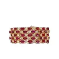 Ruby Matrix Bracelet