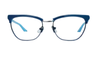 Blue Black metal unisex