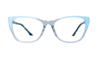 Blue Acetate Lransparemt Ladies