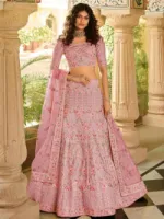 Pink designer salwar