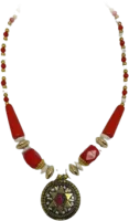 Red Iron Necklace for Women