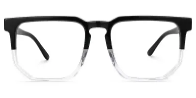 Matherne Square Black-Crystal Glasses