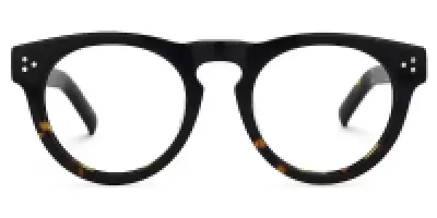 Zeelool Retro Round Glasses Frame for Women Men Eyeglasses Frame with Non-prescrition Clear Lens Malloy VFP0273