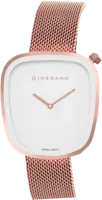 Giordano "Aura" Rose Gold Mesh Watch
