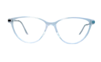 White Transparent Acetate Ladies