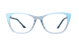 Blue Acetate Lransparemt Ladies